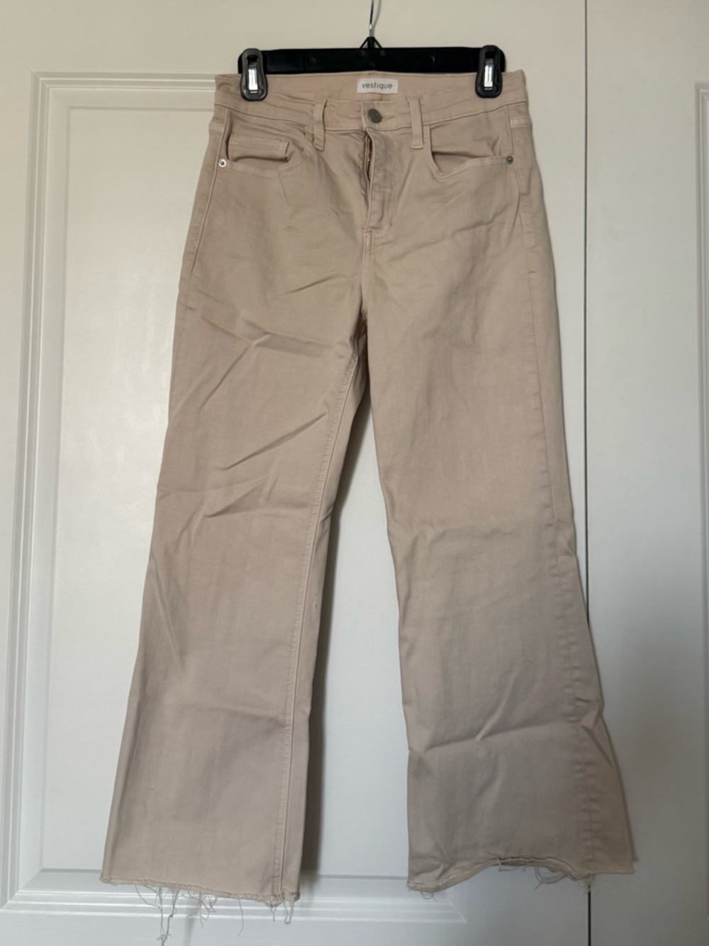 vestique Neutral Beige High-Rise Jeans